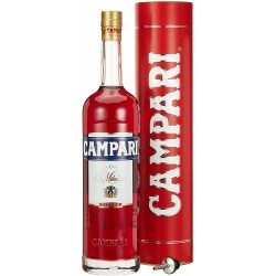Campari Bitter 25% Vol. 3 Liter in Geschenkbox mit Ausgießer  bei Premium-Rum.de