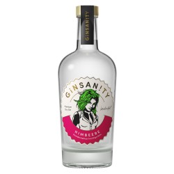Ginsanity Himbeere Premium Dry Gin 42,5% Vol. 0,5 Liter bei Premium-Rum.de bestellen.