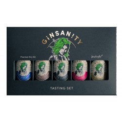 Ginsanity Gin Tasting Set  42% Vol. 5 x 0,05 Liter bei Premium-Rum.de