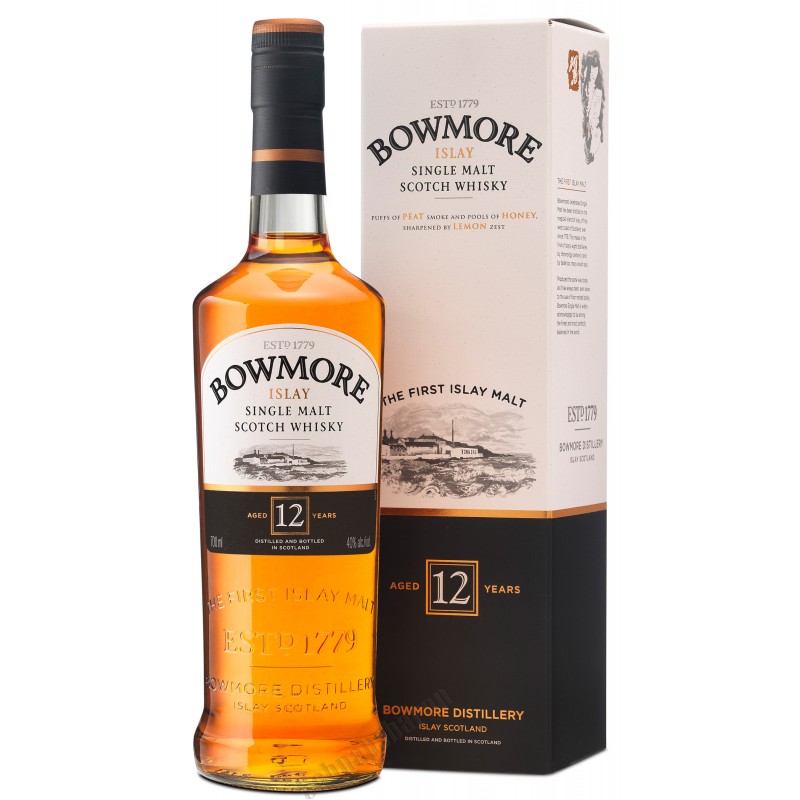 Bowmore 12 Jahre Islay Single Malt Scotch Whisky 40% Vol.  0,35 Liter