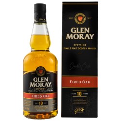 Glen Moray 10 Years Old Fired Oak Single Malt Scotch Whisky 40% Vol. 0,7 Liter bei Premium-Rum.de bestellen.