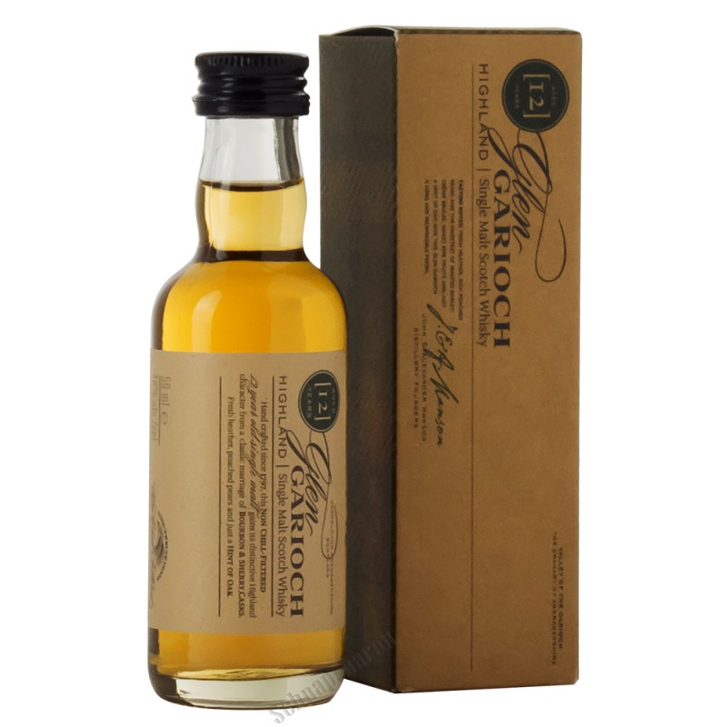 Glen Garioch 12 Jahre Highland Single Malt Scotch Whisky 0,05 Liter