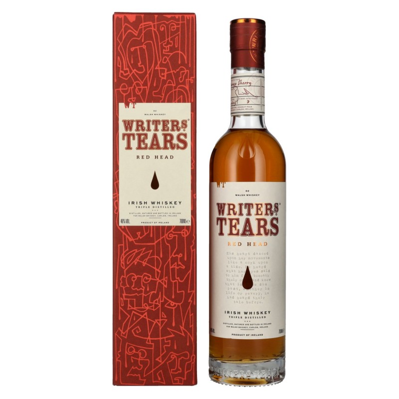 Writer‘s Tears Red Head Irish Whiskey 46% Vol. 0,7 Liter in Geschenkbox