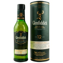 Glenfiddich 12 Years Old Single Malt Scotch Whisky 40% Vol. 0,35 Liter bei Premium-Rum.de bestellen.