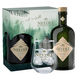 Needle Blackforest Distilled Dry Gin 40% Vol. 0,5 Liter GP mit Glas hier bestellen.