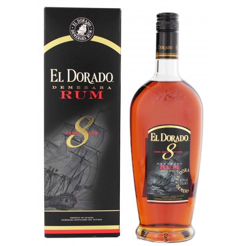 El Dorado 8 Years Old 40% Vol. 0,7 Liter bei Premium-Rum.de bestellen.