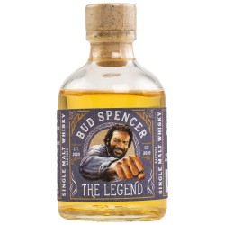 Bud Spencer The Legend Single Malt Whisky Peated 49% Vol. 0,05 Liter bei Premium-Rum.de