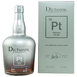 Dictador PLATINUM Colombian Aged Rum 40% Vol. 0,7 Liter bei Premium-Rum.de