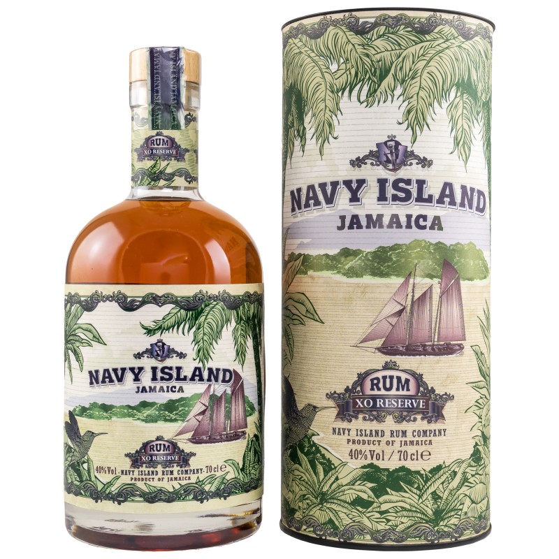 Navy Island JAMAICA XO Reserve Rum 40% Vol. 0,7 Liter in Geschenkbox bei Premium-Rum.de