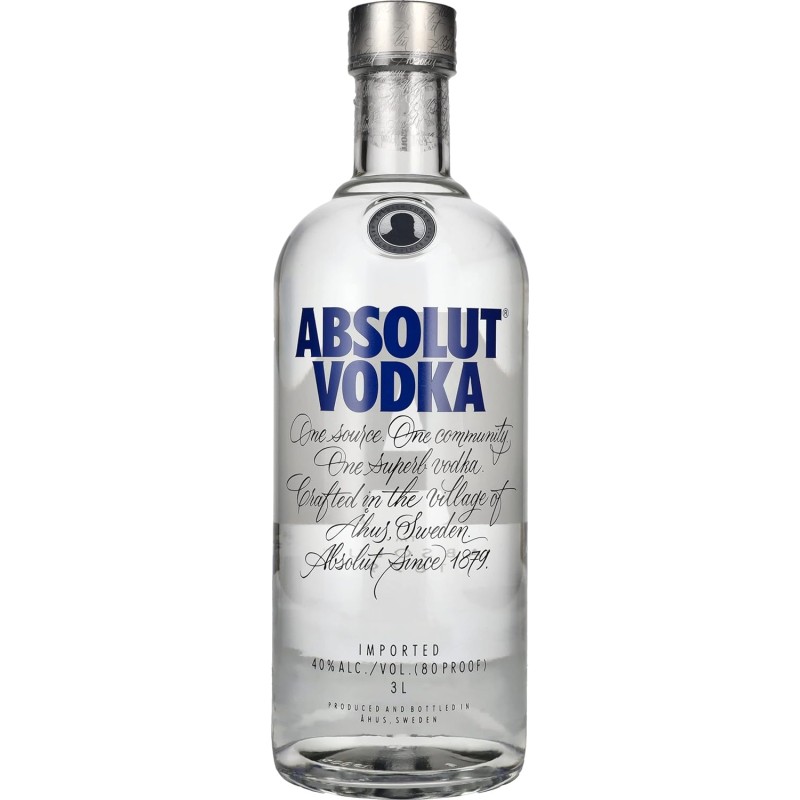 Absolut Vodka 40% Vol. 3 Liter