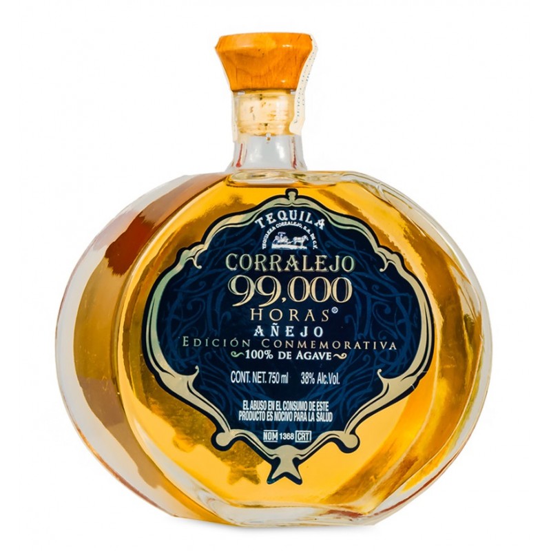 Corralejo Tequila 99,000 HORAS AÑEJO 100% de Agave 0,7 Liter