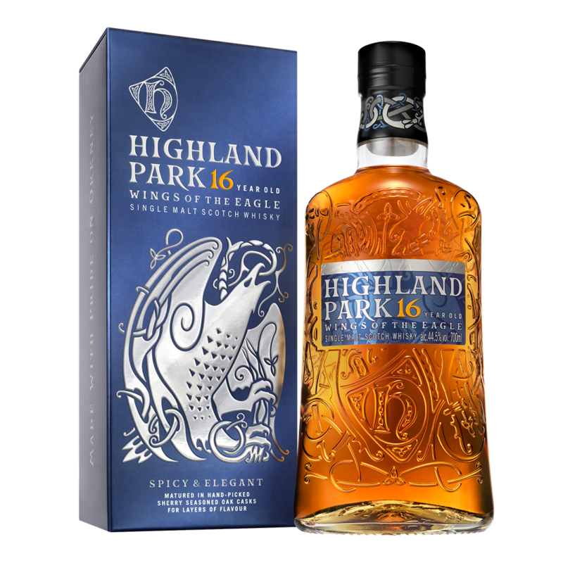 Highland Park 16 Years Old WINGS OF THE EAGLE Single Malt Scotch Whisky 0,7 Liter