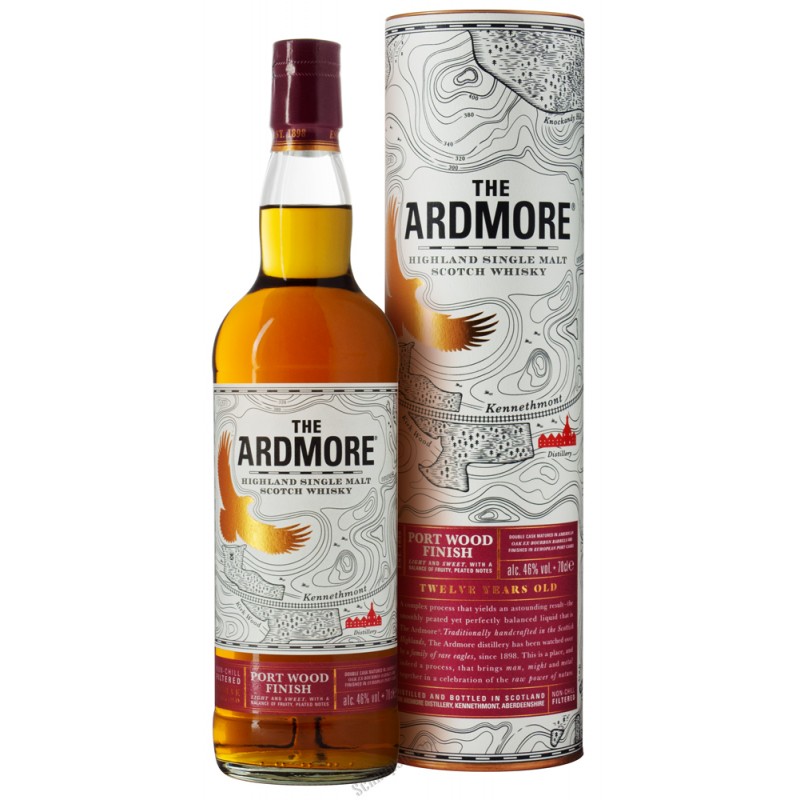 The Ardmore 12 Jahre Port Wood Finish Whisky 0,7 Liter