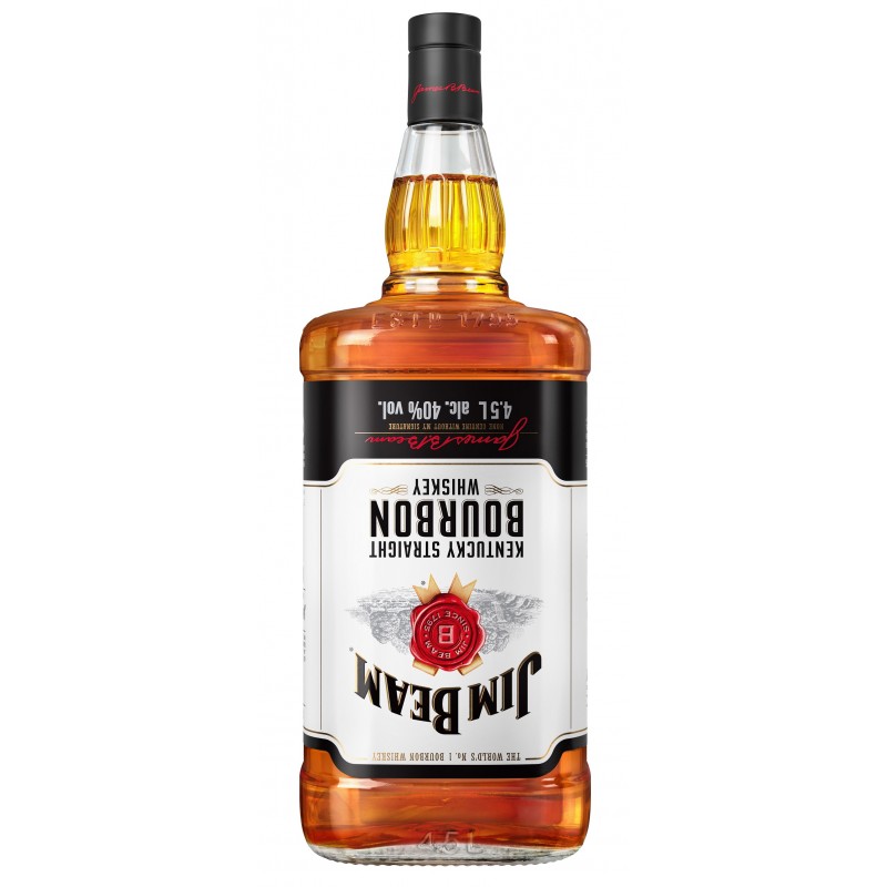 Jim Beam White Bourbon Whisky 40% Vol. 4,5 Liter