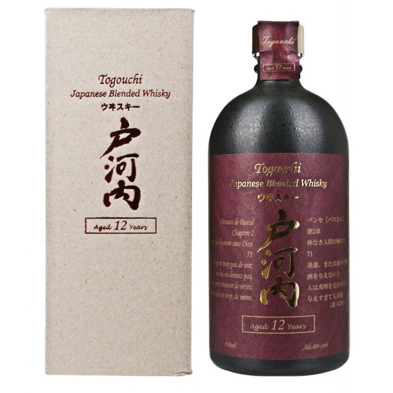 Togouchi 12 Years Old Japanese Blended Whisky 40% Vol. 0,7 Liter