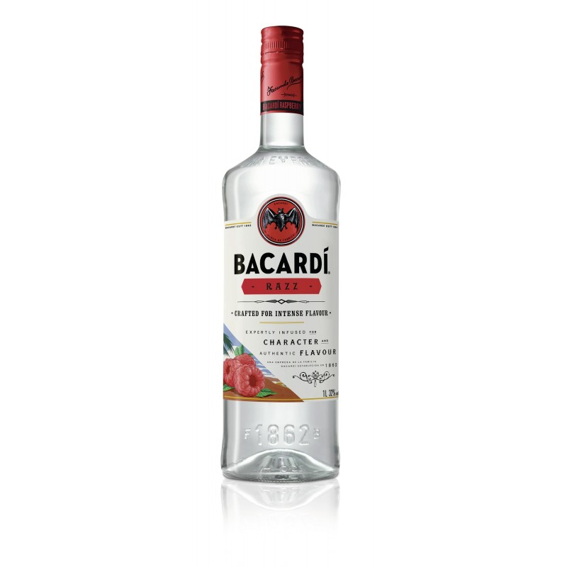 Bacardi Razz Raspberry flavoured Spirit 32% Vol. 1,0 Liter