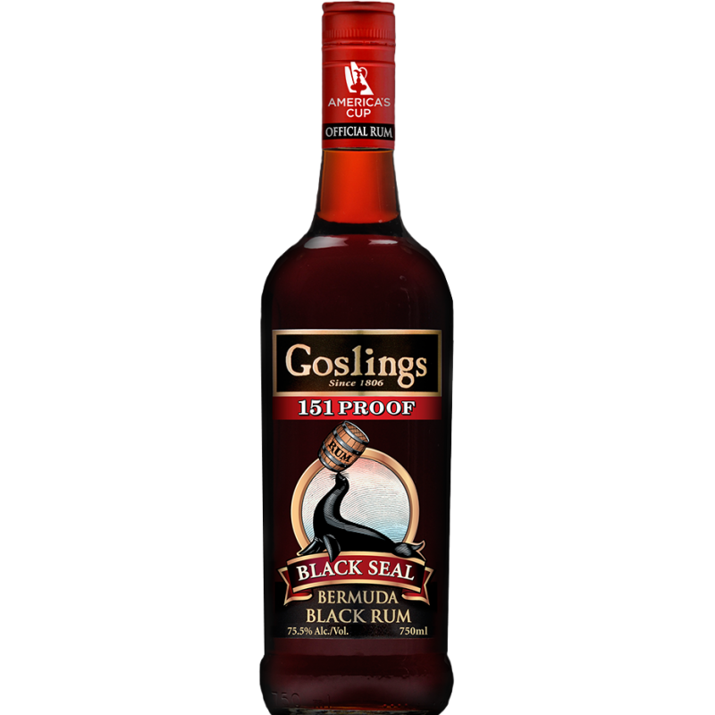 Goslings Black Seal 151 Proof Bermuda Black Rum 0,7 Liter