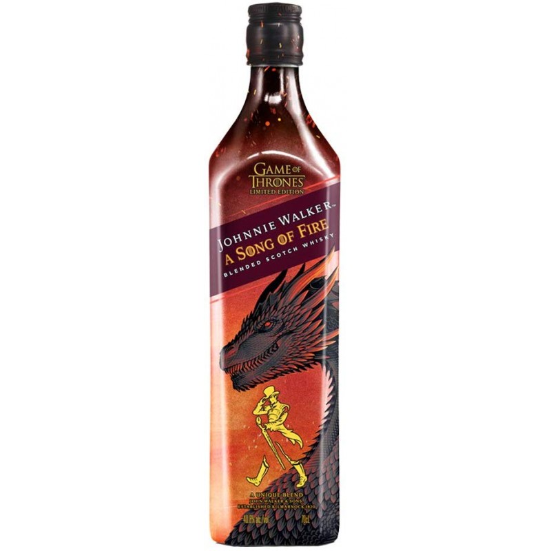 Johnnie Walker A Song of Fire - Blended Scotch Whisky, Haus Targaryen Game of Thrones Limited Edition