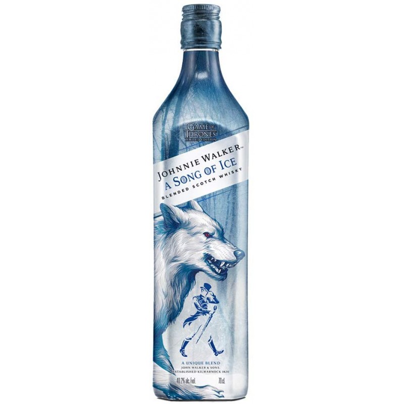 Johnnie Walker A Song of Ice - Blended Scotch Whisky, House of Stark Game of Thrones Limited Edition