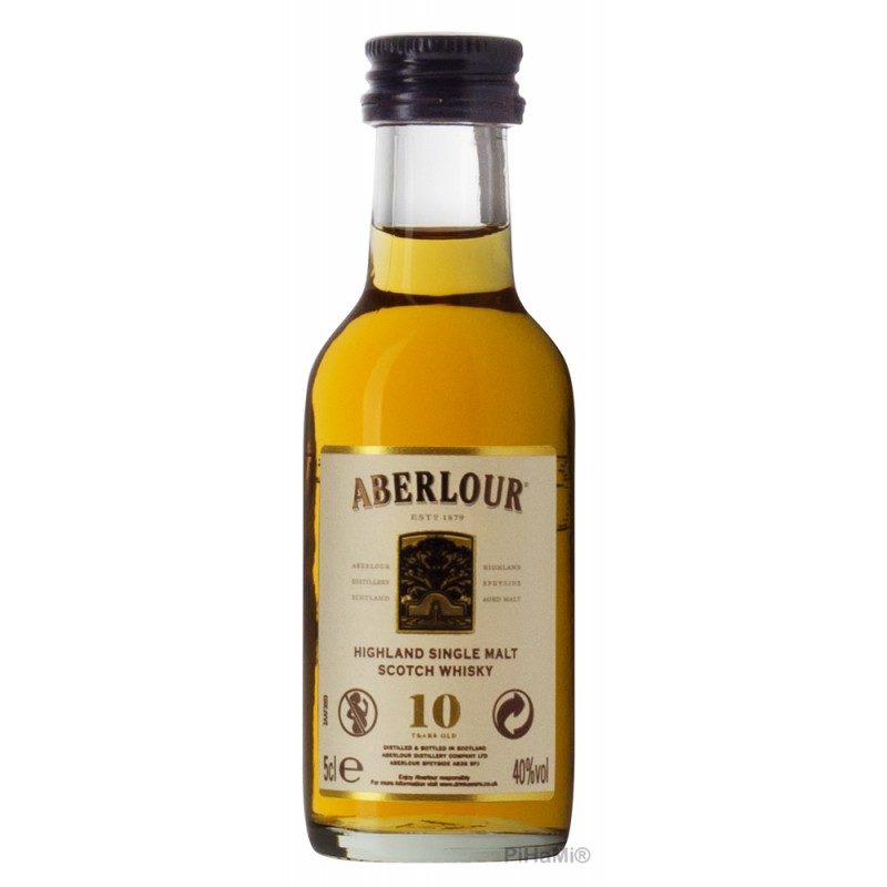Aberlour 10 Jahre Highland Single Malt Whisky Miniatur 0,05 Liter