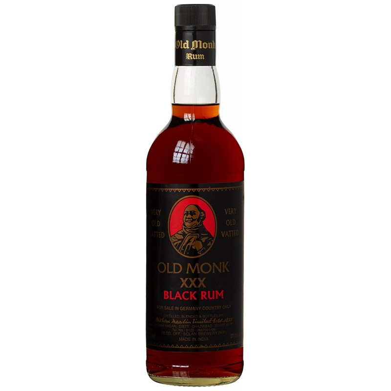 Old Monk XXX Black Rum 37,5% Vol. 0,7 Liter