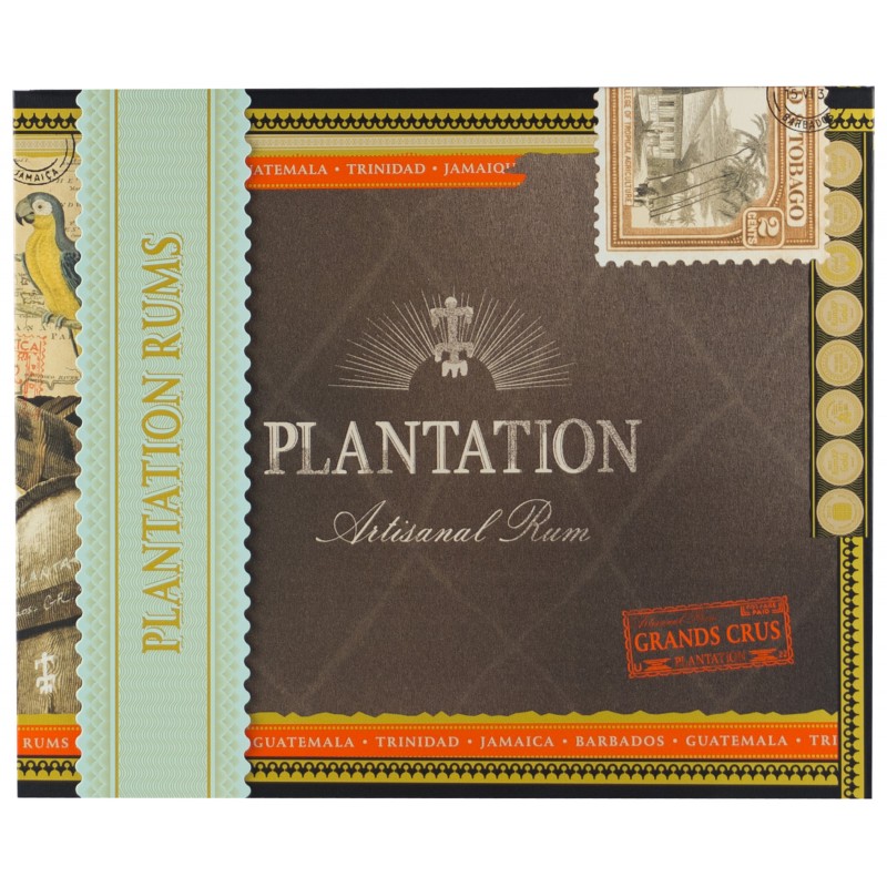 Plantation Rum Cigar Box in Holzkiste 6 x 0,1 Liter