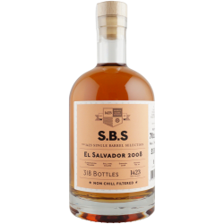 S.B.S El Salvador 2008 55% Vol. 0,7 Liter in Geschenkbox bei Premium-Rum.de