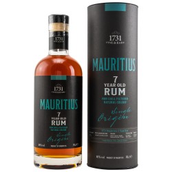 1731 Rum - Mauritius 7 Years Single Origin Rum 0,7 Liter hier bestellen.