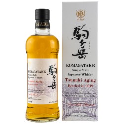 Mars KOMAGATAKE Single Malt Japanese Whisky TSUNUKI AGING 2019 56% Vol. 0,7 Liter in Geschenkbox hier bestellen.