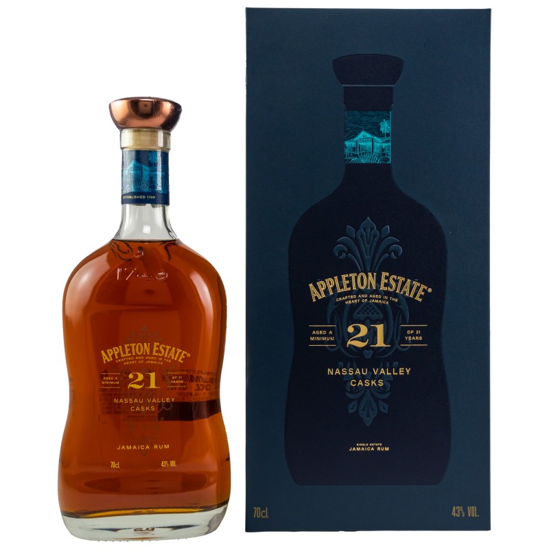Appleton Estate 21 Years Old 43% Vol. 0,7 Liter in GB  bei Premium-Rum.de bestellen.