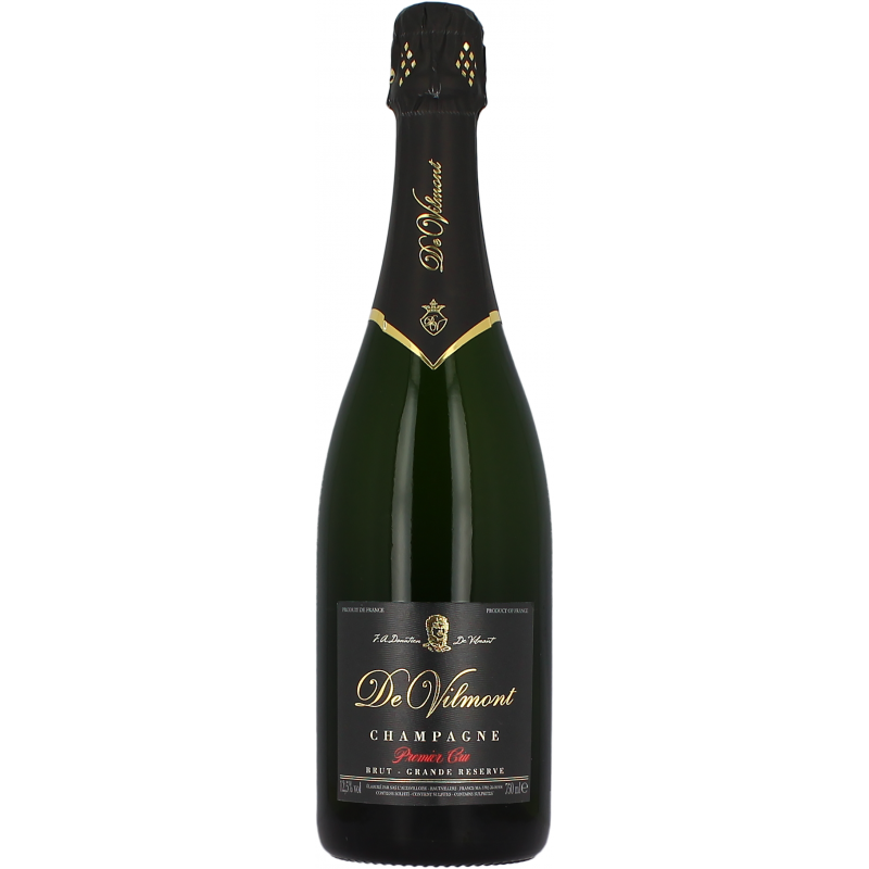 De Vilmont Brut Premier Cru Grande Réserve Champagner 0,75 Liter bei Premium-Rum.de
