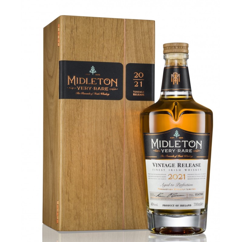Midleton Very Rare 2021 Single Pot Still Irish Whiskey in Holzkiste 0,7 Liter bei Premium-Rum.de